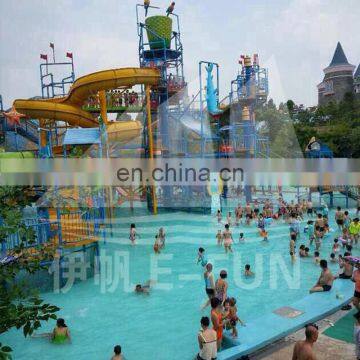 China Guangxi 30,000 Fiberglass Water Slide / Wave Pool / Family Water Playground Water Park photo-7