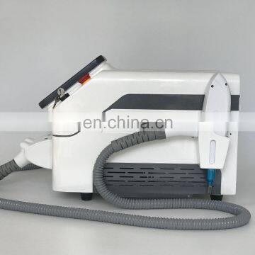 Portable 2 in 1 Professional Beauty Equipment 755 808 1064 Diode Hair ND Yag Tattoo Removal Laser Machine photo-2