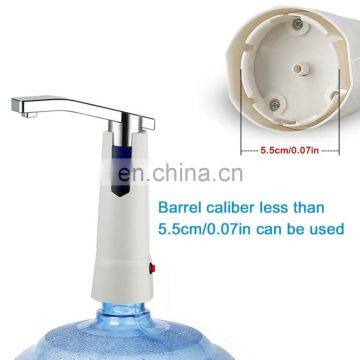 USB Rechargeable Push Button Hand Dispenser Drinking Water Pump For 5 Gallon Bottled photo-2