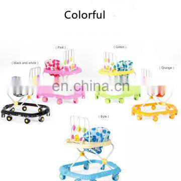 High Quality Walking Baby Walker for First Learning Step to Baby/8 Pcs PU Wheels Plastic Baby Learning Walkers photo-4