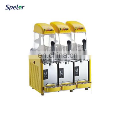 Automatic Cleaning Portable 3 Tank Commercial Slushy Machine /Frozen Ice Slush Low Price