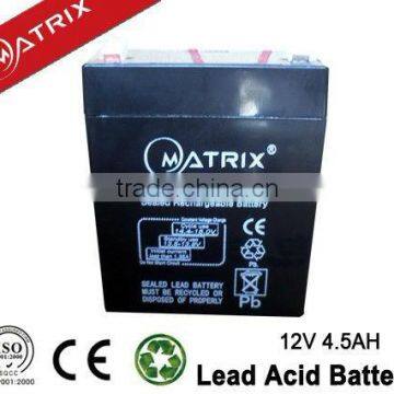 Rechargeable Sealed lead acid 12v 5ah battery