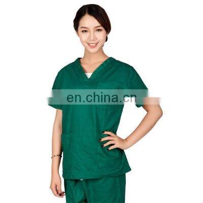 Medical Unisex Custom Nurse Suit High Quality China factory Medical Scrub Set Hospital Uniform Nurse Tops