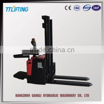 chinese popular high efficiency pedestrian stacker truck