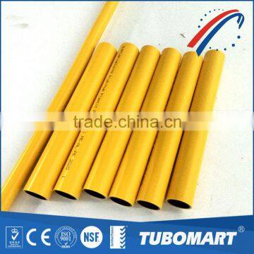 Tubomart Wholesale New Style Metal and Plastic Pipe Flexible Yellow Pvc Gas Pipe With Standard photo-2
