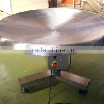 Rotary table for packaging machine