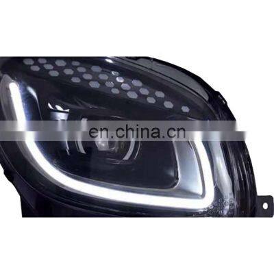 Upgrade to Full LED Headlamp Headlight and With a Touch of Blue for Mercedes Benz Smart Head Lamp 2015-2019 photo-2