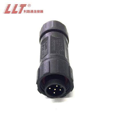 LED Lighting Low Voltage Power Cable Screw Waterproof 5pin M12 Panel Mount Connector photo-4