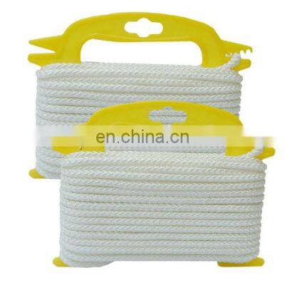 polyester double braided rope with core