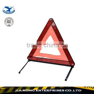 ISO 9001 Factory Long Distance Visibility car triangle warning sign