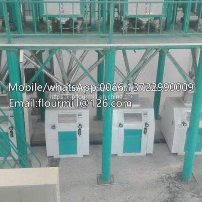 Wheat Flour Milling Machine Roller Mill Maize Corn Flour Milling Plant