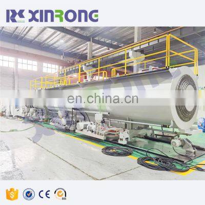 Xinrongplas 20-630mm plastic HDPE PE pipe extrusion production line /making machine