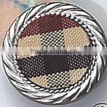 Exquisite fabric inlay button