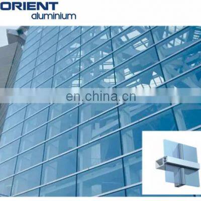Modern Design Exterior Hidden Top Roof Glass Skylight Aluminium Curtain Walls photo-3
