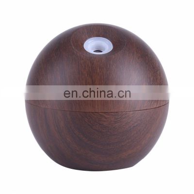 130ml Aroma Diffuser Portable Wood Cool Mist Aroma Diffuser With LED Color Changing