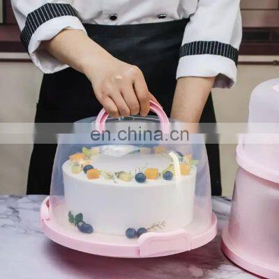 Wholesale BPA Free Plastic Cake Dome Cover Dessert Cake Holder Container Carrier