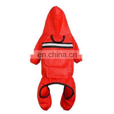 Manufacturer Wholesale Supplies Fashion Luxury Brand Windproof Outdoor Dog Pet Raincoat