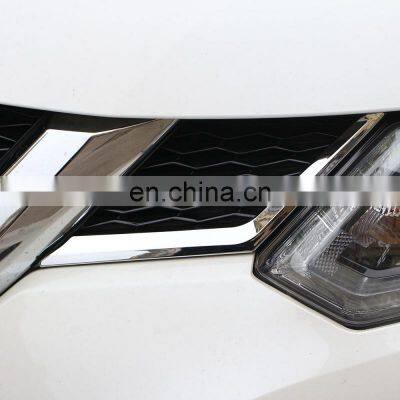 RTS Autoaby Car Chrome Front Grille Decoration Cover Trim Grilles Stickers for Nissan X-trail T32 2014-2017 Accessories