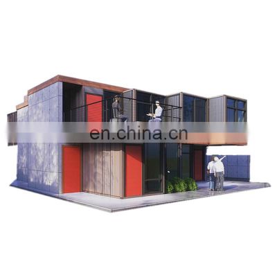 Hot selling high rise homes 40ft luxury folding house expandable container