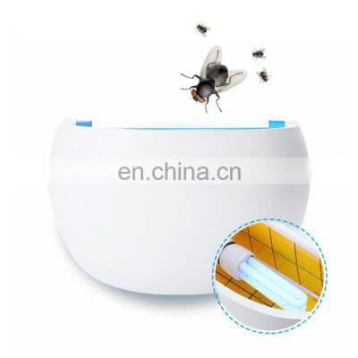 Electronic Led Insect Trap Mosquito Killer Lamp Sticky Glue Paper Indoor Fly Bug Zapper