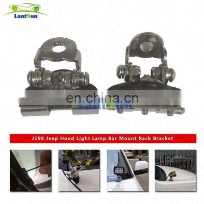 Lantsun J198 Hood Light Lamp Barcket for Jeep for Wrangler photo-2