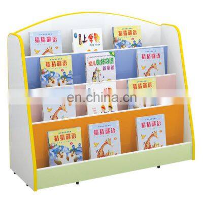 Jingqi Wooden Children Daycare Book Shelf/kids Book Shelf/girl Boy Labirary Furniture photo-4
