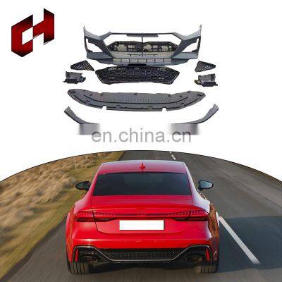 CH Hot Sales Refitting Parts Front Rear Lip Fenders Auto Parts Exhaust Taillights Body Kit For Audi A7 2019-2021 To Rs7