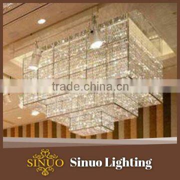 2014 Crystal chandelier big pendant lamps