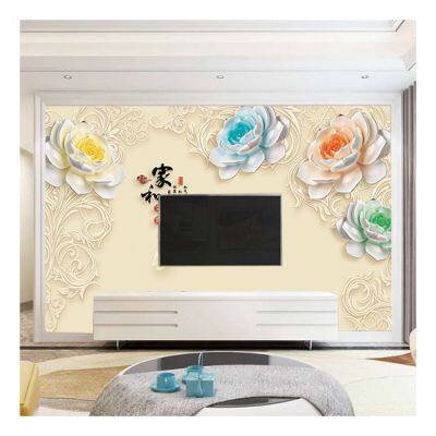 Printed Wall Mural Eco-friendly Interior Decorative Soundproof 3D Wall Mural Dropshipping photo-5