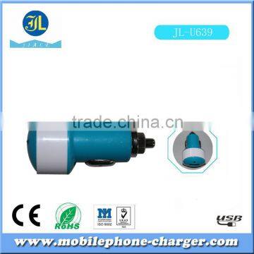 Surprise of Christmas Colorful Portable ac Adaptor Usb Device Car Charger With Bullet photo-3