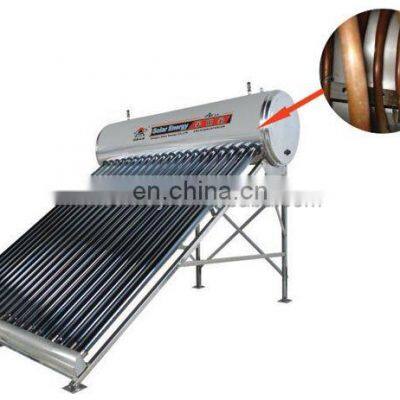 Compact Pre-heated Copper Coil Solar Water Heater Vacuum Tube Solar Water Heater photo-2