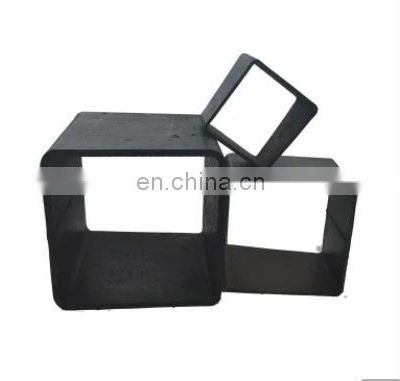 Square tube carbon steel pipe black hollow section square and Rectangular Tube Metal Iron pipes Tubing