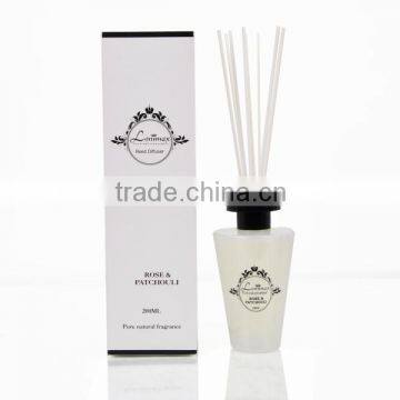 200ml Home fragrance Aroma Reed Diffuser with glass bottle SA-2011