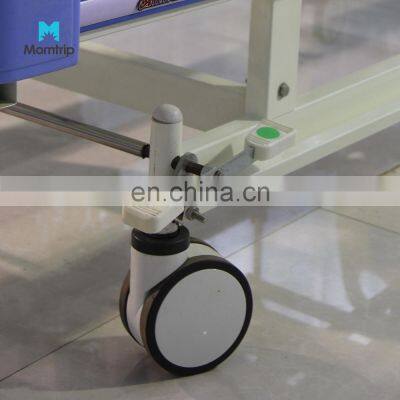 Hot Selling Medical Equipment Abs Head Board Manual Two-function Hospital Med Beds With 2 Crank And IV Pole photo-5