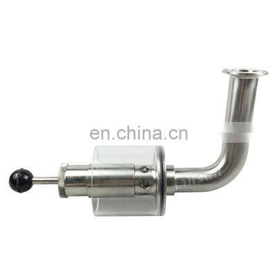 Sanitary Stainless Steel 316L Automatic Adjustable Pressure Relief Valve