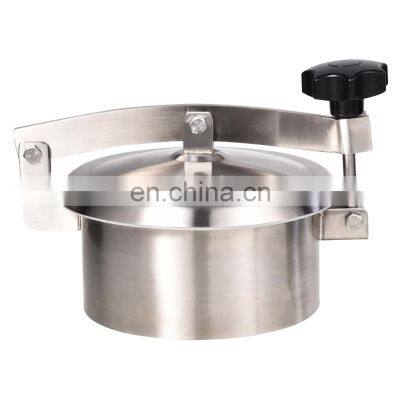 Hygienic Stainless Steel SS304 SS316L Tank Manway Round Manhole Cover for Sale