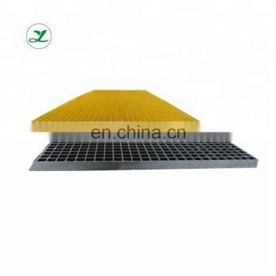 resin FRP floor plastic mesh grid offshore platform walkway Grating