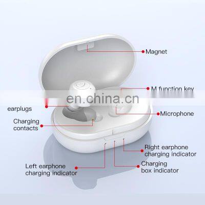 New Arrival Hearing Aid Digital Wireless Blue-tooth Rechargeable Hearing Aids Rechargeable Binaural For Old Man photo-3