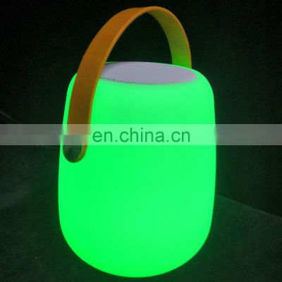 Tws Super Mini Multifunction portable PE plastic  ice bucket PE plastic speaker wireless waterproof colorful led speaker