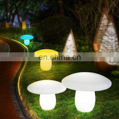 mushroom garden modern led table lamp restaurant villa nightclub outdoor decorative modern cordless led table night light lamp