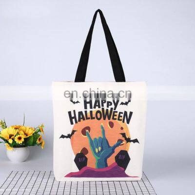 Wholesale Cheap Reusable Shopping Bags Large Plain White Black Blank Cotton Canvas Tote Bag for Low MOQ photo-3
