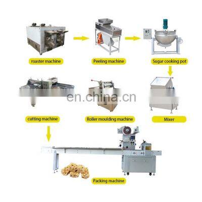 Square Sweet Peanut Candy Die Forming Machine peanut crisp candy machine