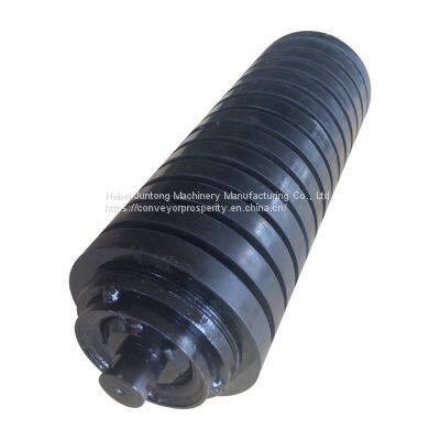 JIS Belt Conveyor Q235 Carbon Steel Impact Roller for Sand Stone