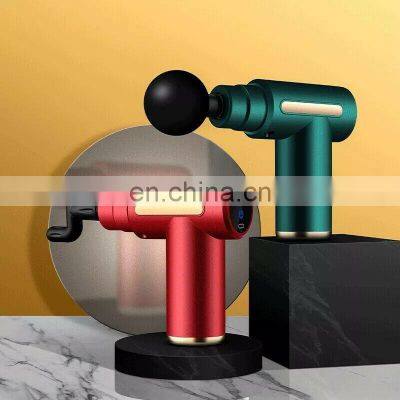 Portable Pocket Wireless Deep Muscle Body Fascia Percussion Mini Massage Gun For Home Gym