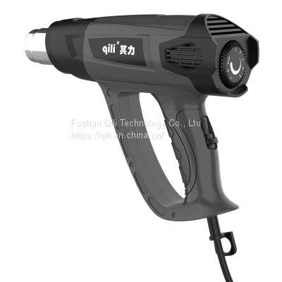 Qili 610b Hareware Tool Qili Factory Wholesale Electric Heat Gun Stepless Temperature Regulation by Rear Knob Heat Gun 2000W photo-5