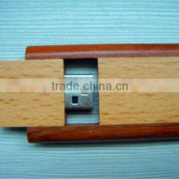 Environmental Wooden USB Flash Memory with CE FCC Rohs Certification