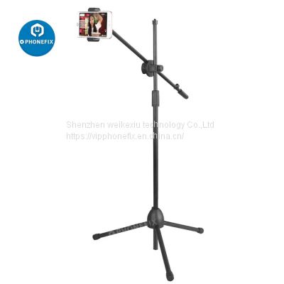 Webcam Tripod Phone Holder with 64cm Boom Arm