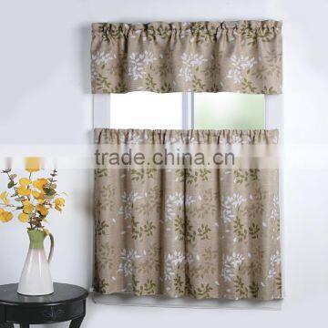 2 TIERS AND 1 VALANCE 3PIECE SET KITCHEN CURTAIN photo-4