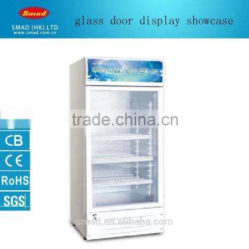 China factory LC-318 glass door display showcase with high quality