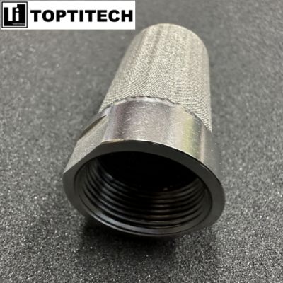 Threaded Metal Wire Mesh Filter Single Open End